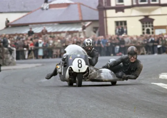Framed Print : Barry Thompson & G Wood (BMW) 1966 Sidecar TT Framed Print : Barry Thompson & G Wood (BMW) 1966 Sidecar TT
