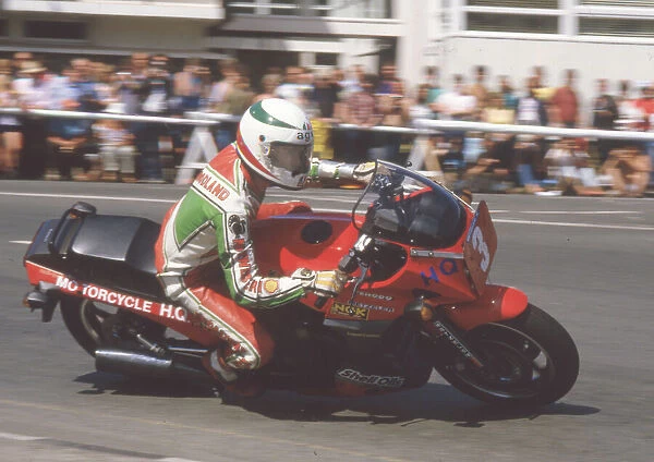 Barry Woodland (Kawasaki) 1984 Production TT