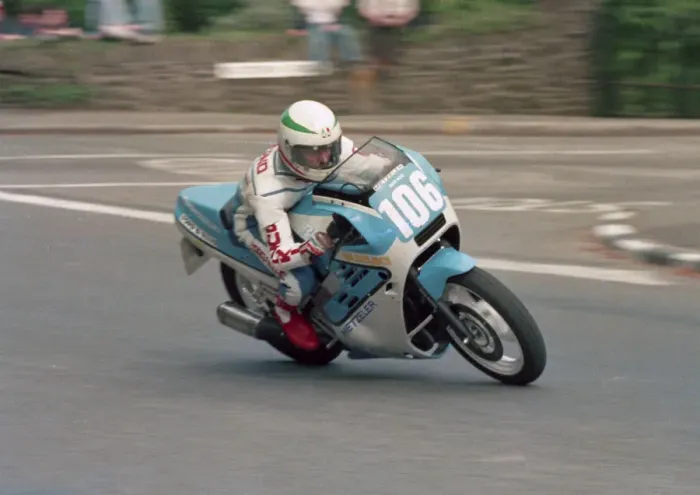 Framed Print : Barry Woodland (Suzuki) 1986 Production D TT Framed Print : Barry Woodland (Suzuki) 1986 Production D TT