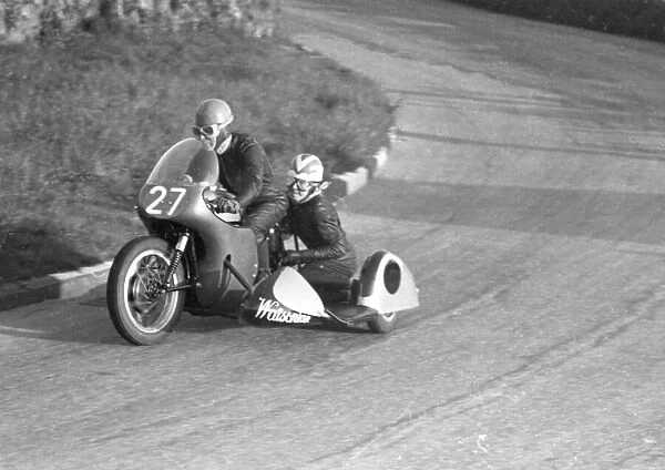 Bill Beevers & John Chisnall (Norton) 1958 Sidecar TT