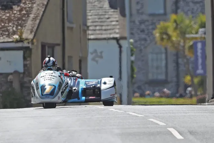Framed Print : Ben Birchall & Tom Birchall (Honda LCR) 2022 Sidecar TT Framed Print : Ben Birchall & Tom Birchall (Honda LCR) 2022 Sidecar TT