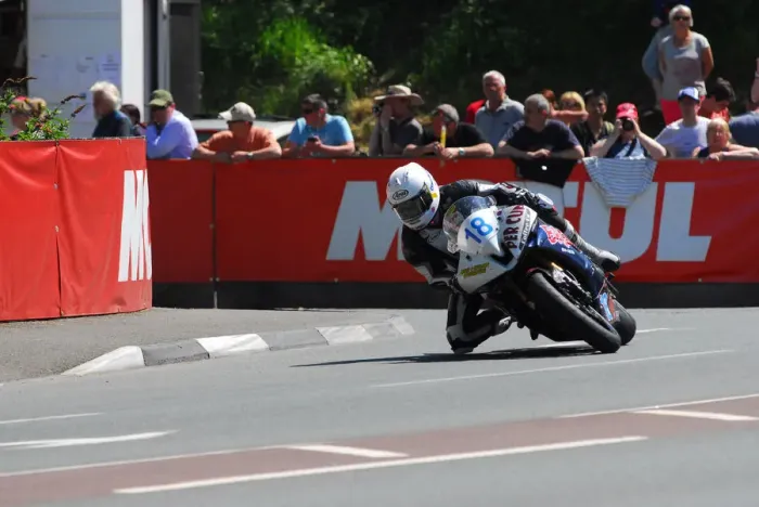 Framed Print : Ben Wylie (Yamaha) 2013 Supersport TT