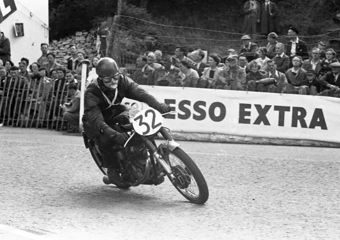 Framed Print : Benny Rood (Velocette) 1953 Lightweight TT Framed Print : Benny Rood (Velocette) 1953 Lightweight TT
