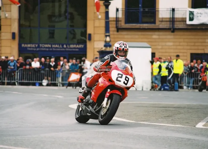 Framed Print : Bernard Murray (Honda) 2004 Classic Parade Lap