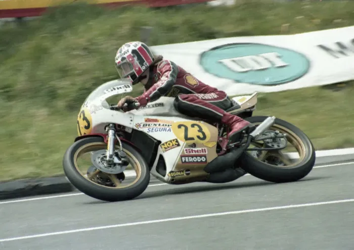 Framed Print : Bernard Murray (Maxton Yamaha) 1980 Senior TT