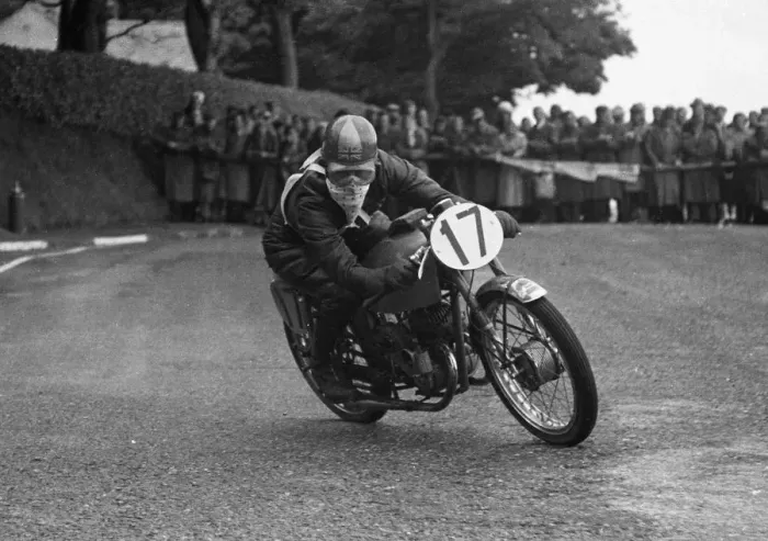 Framed Print : Bert Fruin (EMC Puch) 1955 Ultra Lightweight TT Framed Print : Bert Fruin (EMC Puch) 1955 Ultra Lightweight TT