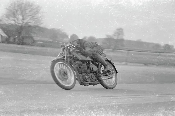 Framed Print : Bertie Goodman Velocette 1952 Framed Print : Bertie Goodman Velocette 1952