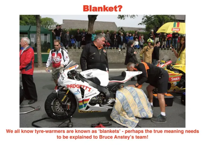 Framed Print : Blanket?. We all know tyre-warmers are known as blankets - perhaps the Framed Print : Blanket?. We all know tyre-warmers are known as blankets - perhaps the