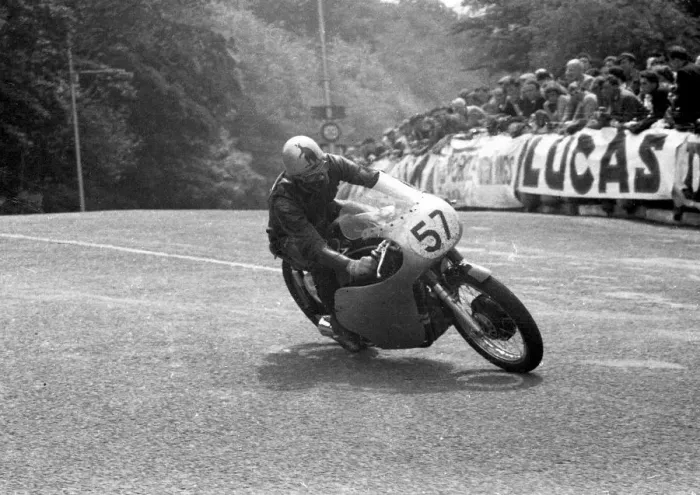 Framed Print : Bob Brown (AJS) 1958 Junior TT Framed Print : Bob Brown (AJS) 1958 Junior TT