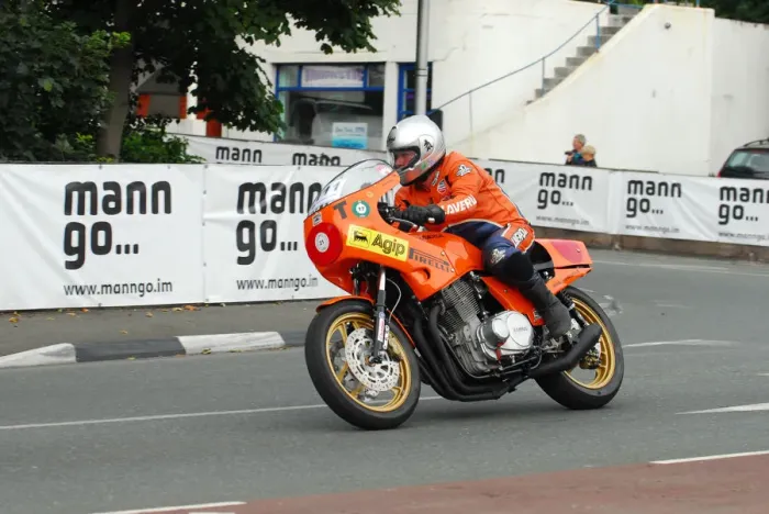 Framed Print : Bob Dixon (Laverda) 2013 Classic TT Parade Lap Framed Print : Bob Dixon (Laverda) 2013 Classic TT Parade Lap