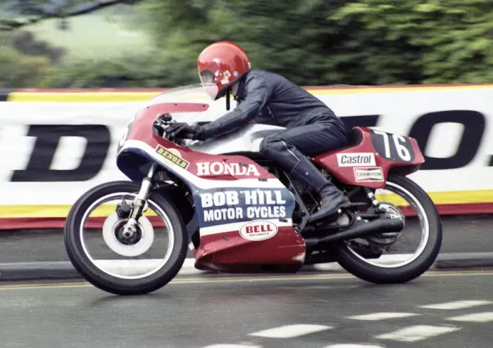 Framed Print : Bob Hill (Honda) 1980 Formula Three TT Framed Print : Bob Hill (Honda) 1980 Formula Three TT