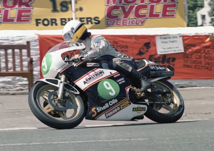 Framed Print : Bob Jackson (Armstrong) 1983 Junior TT Framed Print : Bob Jackson (Armstrong) 1983 Junior TT