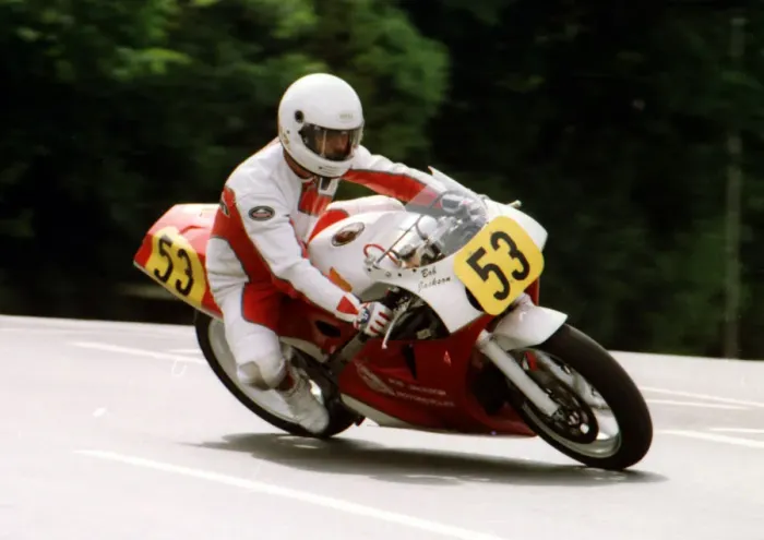 Framed Print : Bob Jackson (Honda) 1989 Senior TT Framed Print : Bob Jackson (Honda) 1989 Senior TT