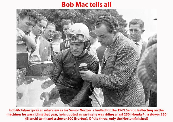Bob Mac tells all