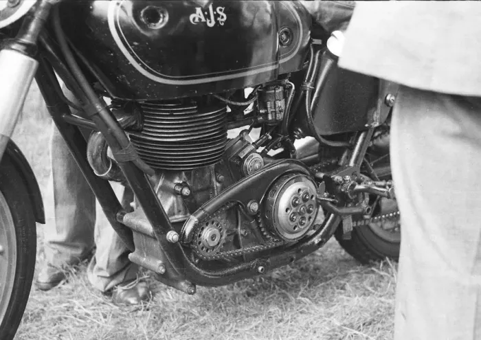 Framed Print : Bob McIntyres 1952 Manx Grand Prix AJS Framed Print : Bob McIntyres 1952 Manx Grand Prix AJS