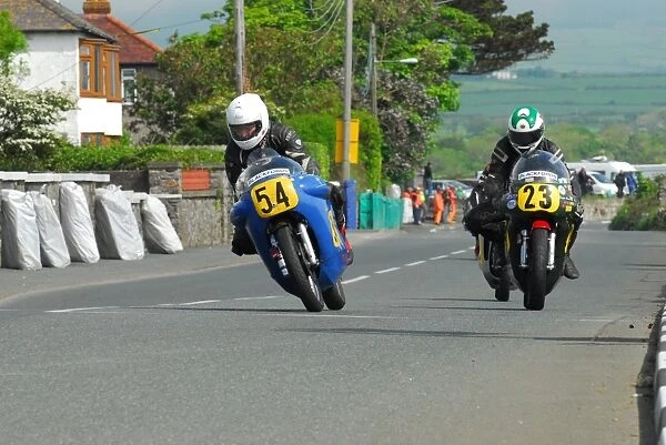 Bob Price (Nourish Seeley) & Meredydd Owen (Seeley) 2014 Pre TT Classic