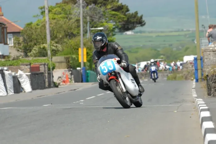 Framed Print : Bob Simmons (Suzuki) 2012 Pre TT Classic Framed Print : Bob Simmons (Suzuki) 2012 Pre TT Classic