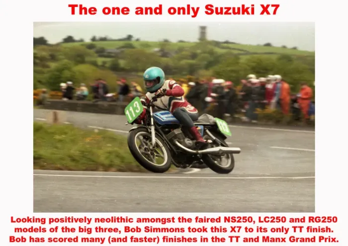 Framed Print : Bob Simmons (Suzuki) The one and only Suzuki X7 Framed Print : Bob Simmons (Suzuki) The one and only Suzuki X7