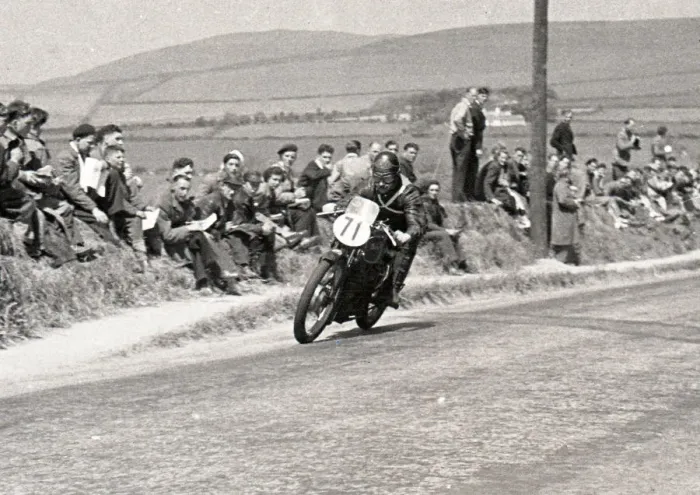 Framed Print : Bob Walker (Velocette) 1951 Senior TT Framed Print : Bob Walker (Velocette) 1951 Senior TT