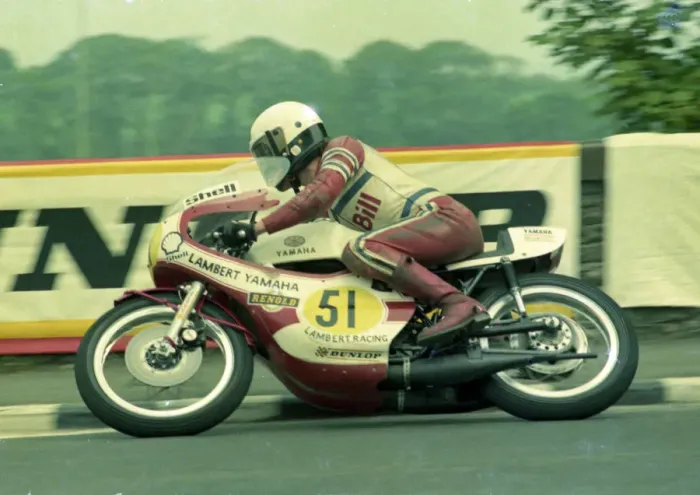 Framed Print : Bill Bowman (Yamaha) 1976 Senior TT Framed Print : Bill Bowman (Yamaha) 1976 Senior TT
