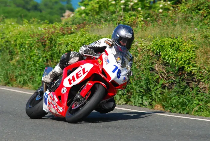 Framed Print : Brandon Cretu (Suzuki) 2010 Supersport TT