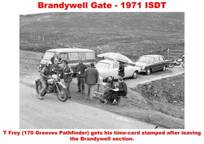 Framed Print : Brandywell Gate - 1971 ISDT Framed Print : Brandywell Gate - 1971 ISDT