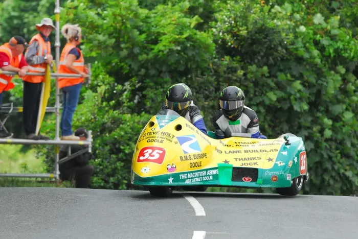 Framed Print : Brian Alflatt & Aaron Gorman (Baker Suzuki GSX-R) 2018 Sidecar TT Framed Print : Brian Alflatt & Aaron Gorman (Baker Suzuki GSX-R) 2018 Sidecar TT