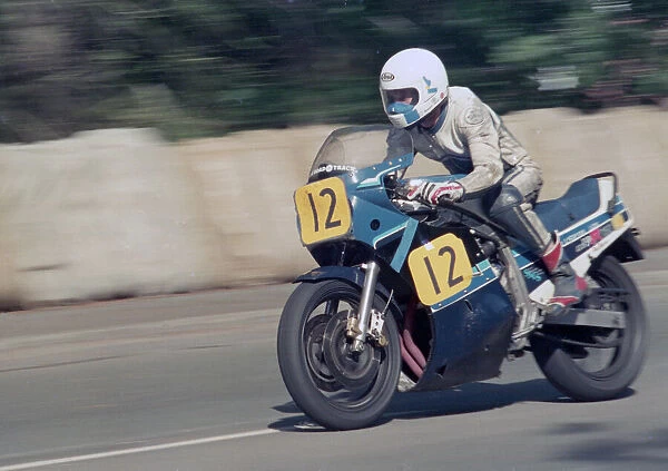 Brian Appleton (Suzuki) 1987 Senior Manx Grand Prix