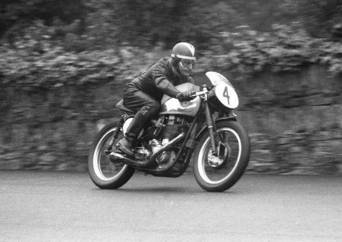 Framed Print : Brian Ball (BSA) 1962 Senior Manx Grand Prix Framed Print : Brian Ball (BSA) 1962 Senior Manx Grand Prix