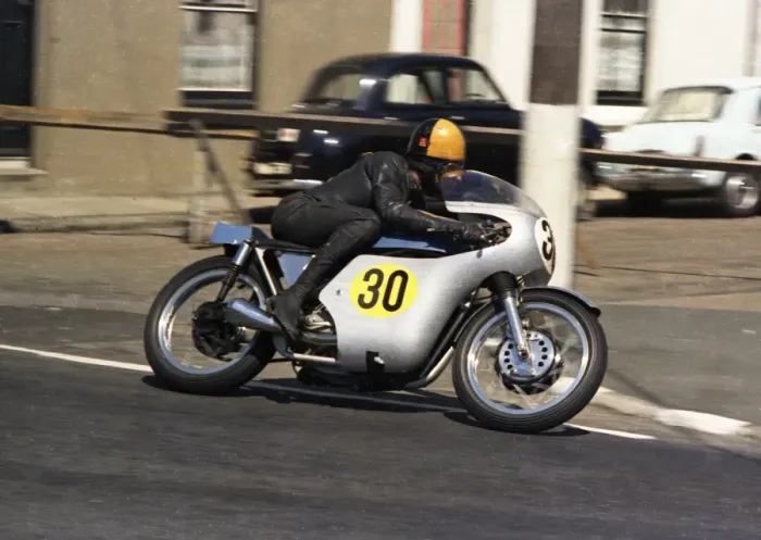 Framed Print : Brian Ball (Matchless) 1968 Senior TT