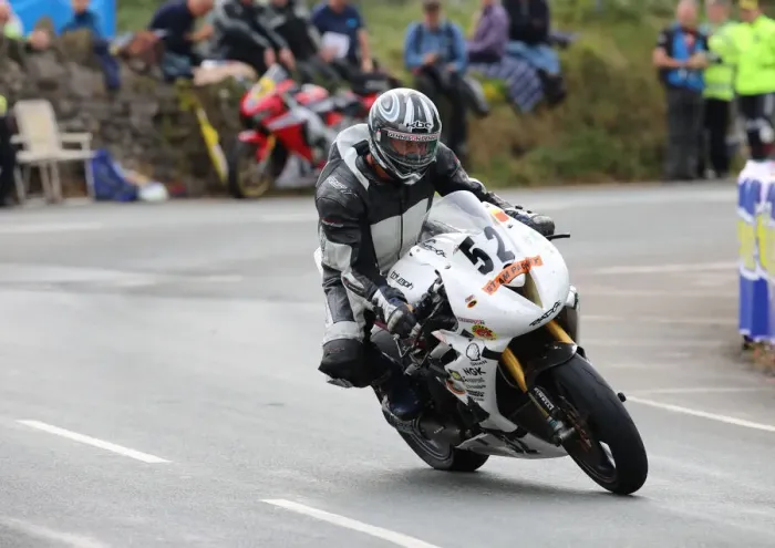 Framed Print : Brian Clark (Triumph) 2019 Southern 100 Framed Print : Brian Clark (Triumph) 2019 Southern 100