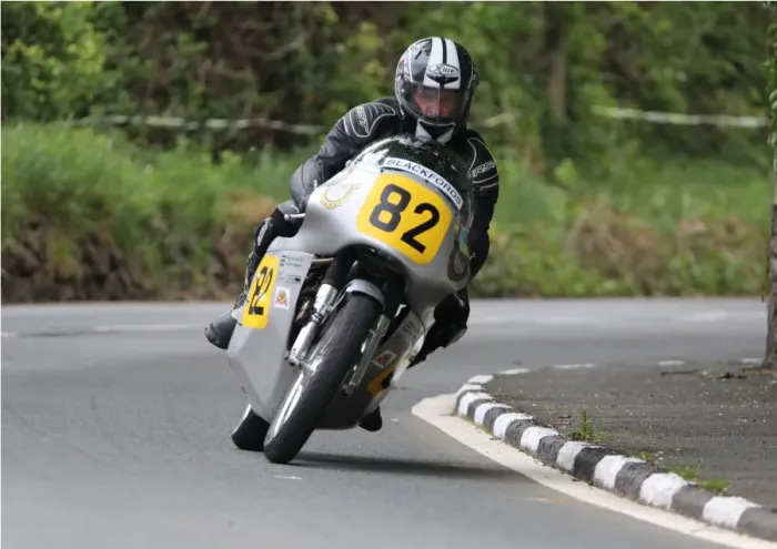 Framed Print : Brian Cooper (Seeley Norton) 2018 Pre-TT Classic Framed Print : Brian Cooper (Seeley Norton) 2018 Pre-TT Classic