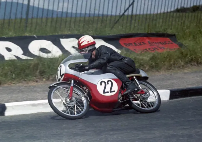 Framed Print : Brian Gleed (Honda) 1967 50cc TT Framed Print : Brian Gleed (Honda) 1967 50cc TT