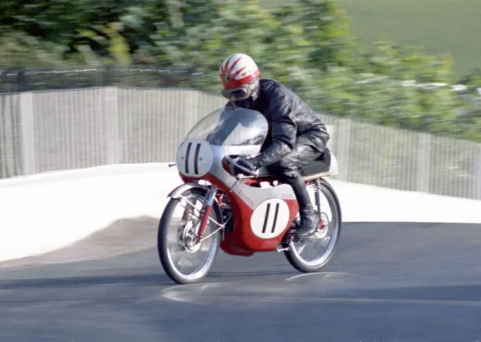Framed Print : Brian Gleed (Honda) 1968 50cc TT Framed Print : Brian Gleed (Honda) 1968 50cc TT