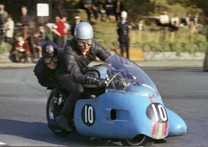 Framed Print : Brian Green and Danny Fynn (Norton) 1965 Sidecar TT Framed Print : Brian Green and Danny Fynn (Norton) 1965 Sidecar TT