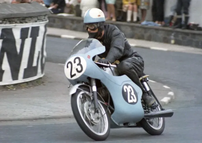 Framed Print : Brian Kaye (Honda) 1969 Ultra Lightweight TT