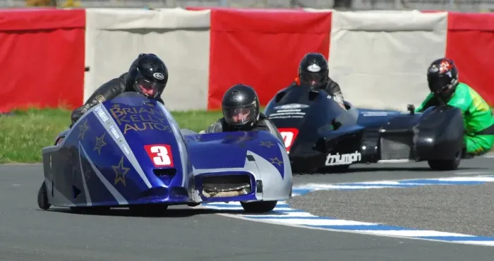 Framed Print : Brian Kelly & Jason O Connor (MR Equipe Yamaha) April;Jurby