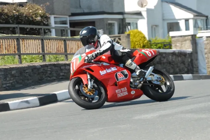 Framed Print : Brian Mateer (Yamaha) 2012 Pre TT Classic