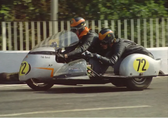 Framed Print : Brian Mee & Colin Newbold (BSA) 1971 750 Sidecar TT Framed Print : Brian Mee & Colin Newbold (BSA) 1971 750 Sidecar TT