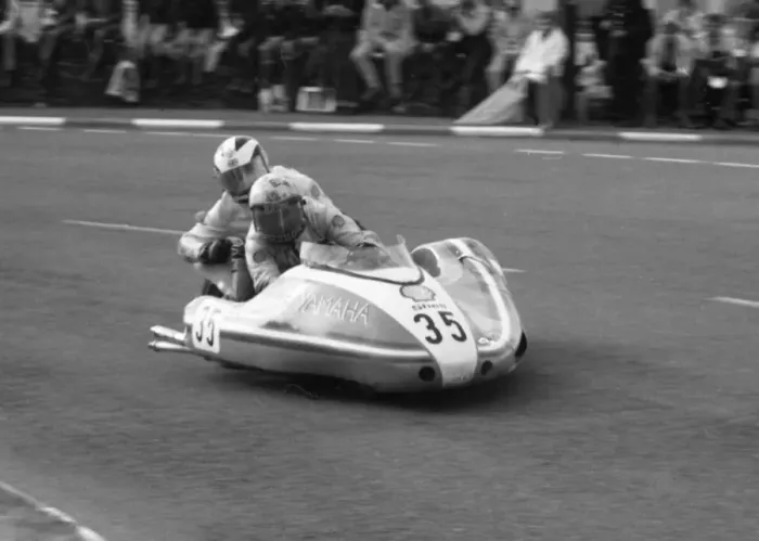 Framed Print : Brian Meeson & Otto Smith (GIB Yamaha) 1980 Sidecar TT Framed Print : Brian Meeson & Otto Smith (GIB Yamaha) 1980 Sidecar TT