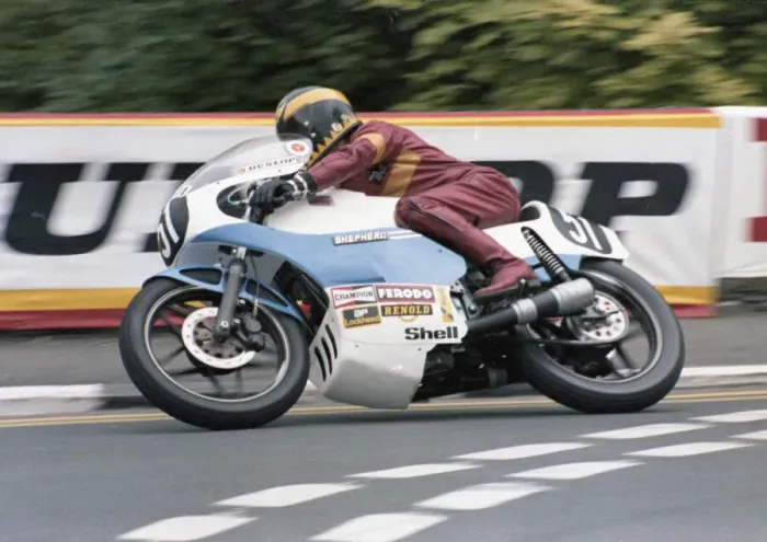 Framed Print : Brian Peters (Shepherd Suzuki) 1979 Formula Three TT Framed Print : Brian Peters (Shepherd Suzuki) 1979 Formula Three TT