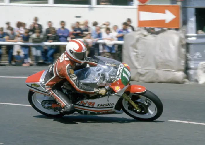 Framed Print : Brian Reid (EMC) 1984 Junior TT Framed Print : Brian Reid (EMC) 1984 Junior TT
