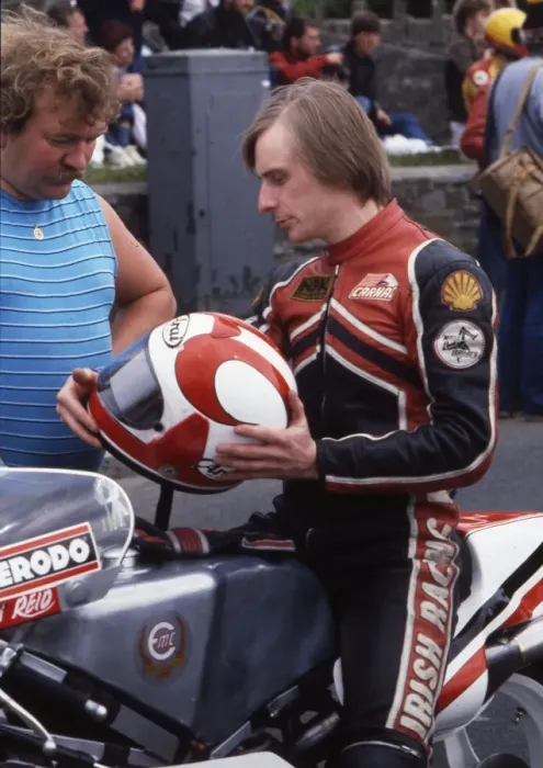 Framed Print : Brian Reid (EMC) 1985 Lightweight TT Framed Print : Brian Reid (EMC) 1985 Lightweight TT