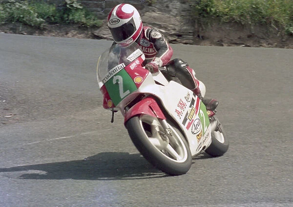Brian Reid (Kimoco) 1986 Junior TT