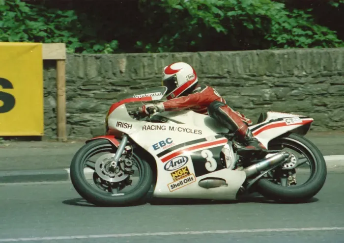 Framed Print : Brian Reid (Yamaha) 1986 Formula 2 TT Framed Print : Brian Reid (Yamaha) 1986 Formula 2 TT