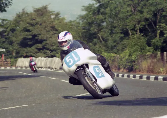 Framed Print : Brian Richards (Seeley) 1991 Junior Classic Manx Grand Prix