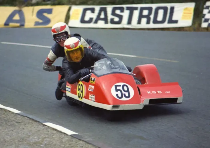 Framed Print : Brian Rust & Alan Bedford (KGB Imp) 1974 750 Sidecar TT Framed Print : Brian Rust & Alan Bedford (KGB Imp) 1974 750 Sidecar TT