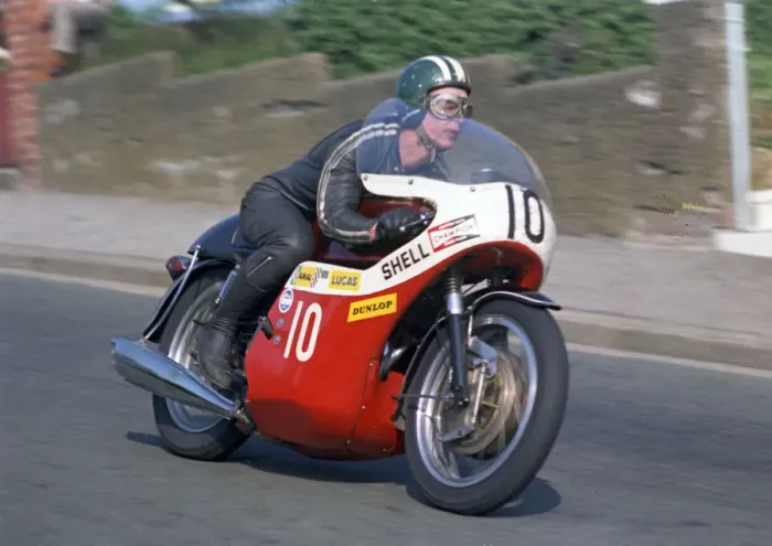 Framed Print : Brian Steenson (BSA) 1970 Production TT