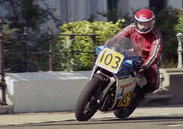 Brian Venables (Suzuki) 1987 Senior Manx Grand Prix