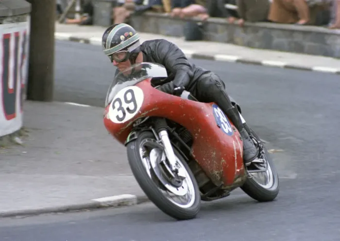 Framed Print : Brian Walmsley (AJS) 1968 Junior TT Framed Print : Brian Walmsley (AJS) 1968 Junior TT